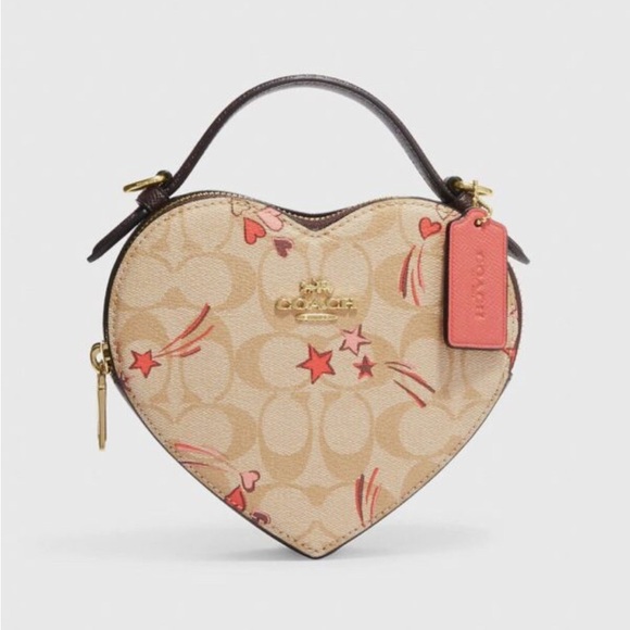 Coach Heart Crossbody In Signature
Canvas With Heart And Star Print nwt - Picture 5 of 7